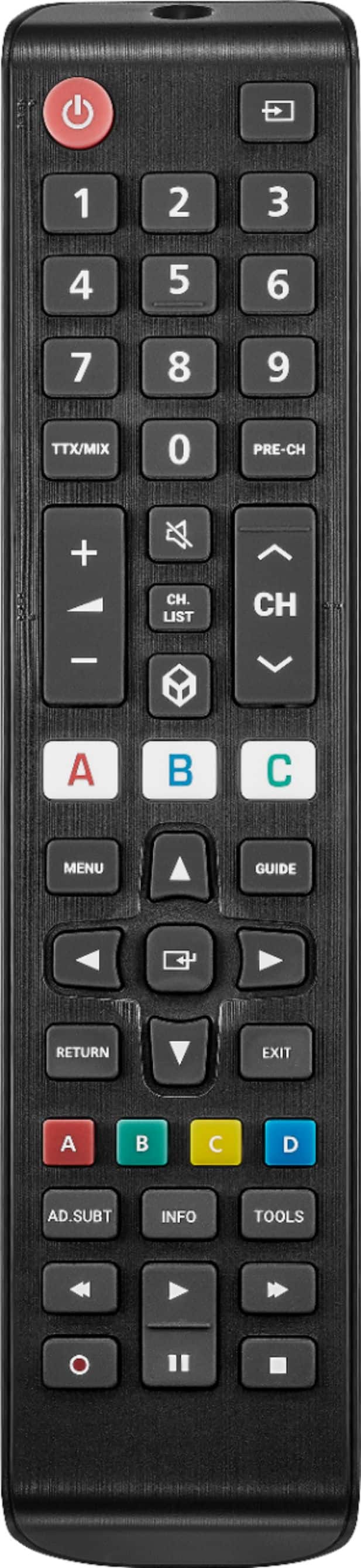 Insignia™ - Replacement Remote for Samsung TVs - Black