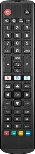 Insignia™ - Replacement Remote for LG TVs - Black