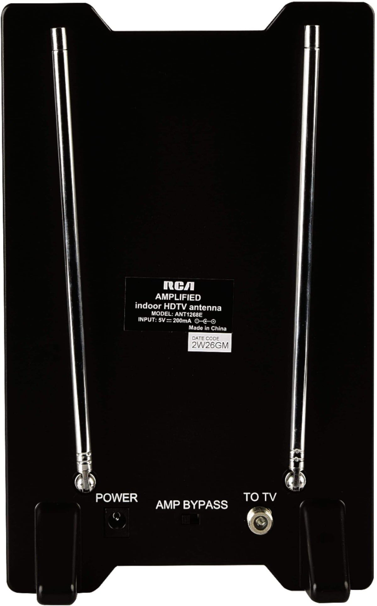 RCA - Amplified Indoor HDTV Antenna - Black