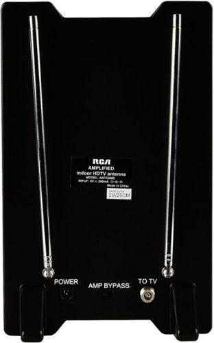 RCA - Amplified Indoor HDTV Antenna - Black