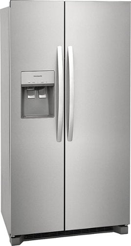 Frigidaire - 36 in. Wide 22.3 Cu. Ft. Side-by-Side Counter-Depth Refrigerator - Stainless Steel