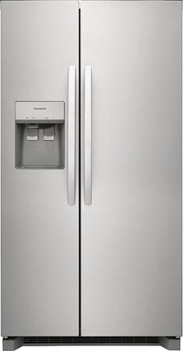 Frigidaire - 36 in. Wide 22.3 Cu. Ft. Side-by-Side Counter-Depth Refrigerator - Stainless Steel