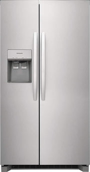 Frigidaire - 36 in. Wide 22.3 Cu. Ft. Side-by-Side Counter-Depth Refrigerator - Stainless Steel
