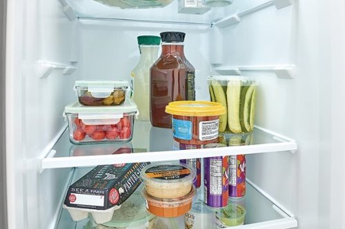Frigidaire - 36 in. Wide 22.3 Cu. Ft. Side-by-Side Counter-Depth Refrigerator - Stainless Steel