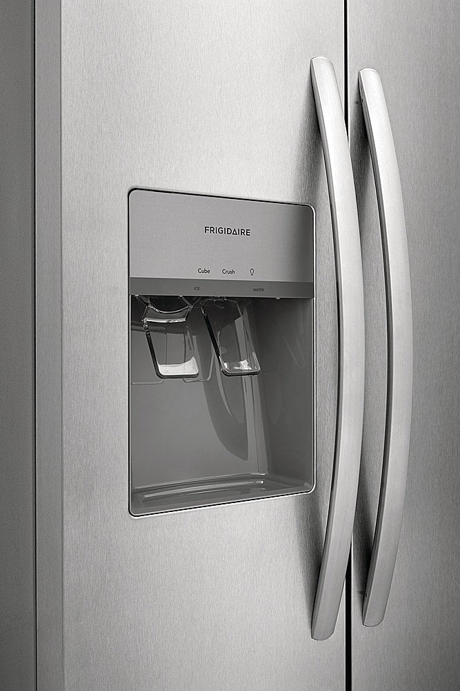 Frigidaire - 36 in. Wide 22.3 Cu. Ft. Side-by-Side Counter-Depth Refrigerator - Stainless Steel
