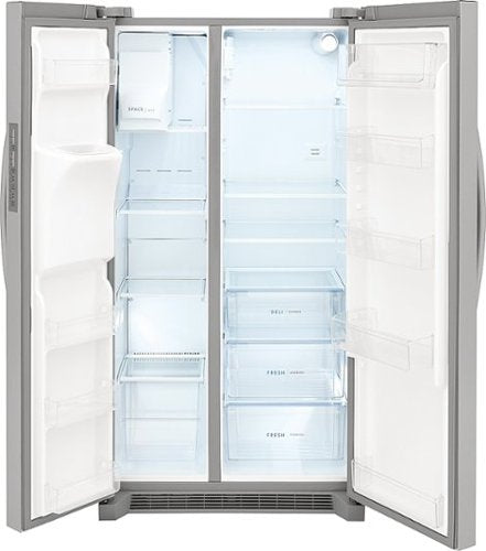 Frigidaire - 36 in. Wide 22.3 Cu. Ft. Side-by-Side Counter-Depth Refrigerator - Stainless Steel