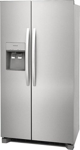 Frigidaire - 36 in. Wide 22.3 Cu. Ft. Side-by-Side Counter-Depth Refrigerator - Stainless Steel