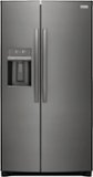 Frigidaire - Gallery 36 in. Wide 22.3 Cu. Ft. Side-by-Side Counter-Depth Refrigerator - Black Stainless Steel