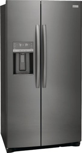 Frigidaire - Gallery 36 in. Wide 22.3 Cu. Ft. Side-by-Side Counter-Depth Refrigerator - Black Stainless Steel