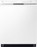 LG - 24-in Front Control Built-In Stainless Steel Tub Dishwasher with 3rd Rack, QuadWash, and 48dBA - White