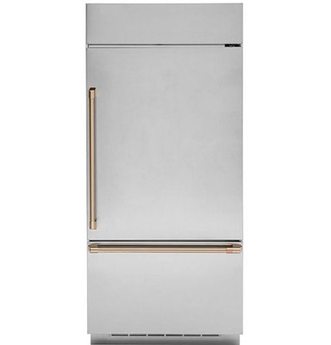 Handle Kit for Café Built-In Bottom Freezer Refrigerators - Brushed Bronze