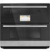 Café - 30" Built-In Double Electric Convection Wall Oven with Built-In Wi-Fi - Platinum Glass