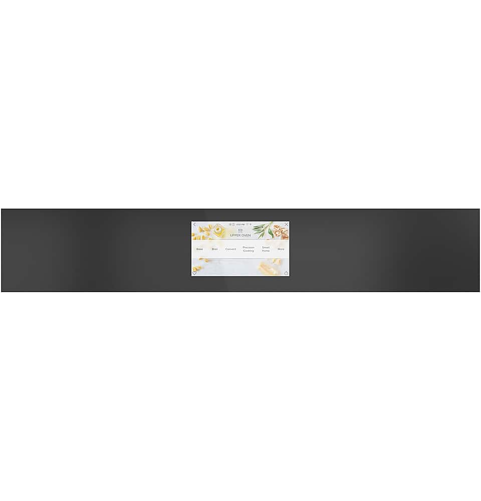 Café - 30" Built-In Double Electric Convection Wall Oven with Built-In Wi-Fi - Platinum Glass