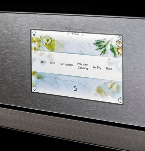 Café - 30" Built-In Double Electric Convection Wall Oven with Built-In Wi-Fi - Platinum Glass