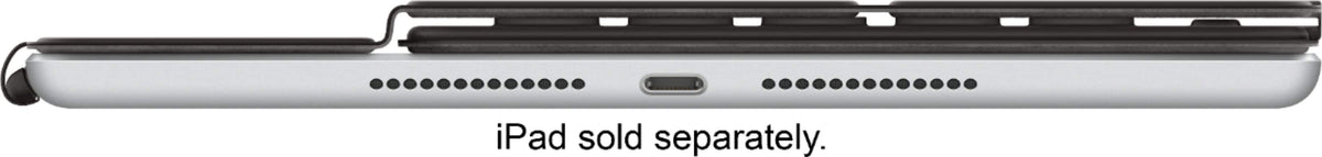 Apple - Geek Squad Certified Refurbished Smart Keyboard for iPad (7th and 8th Gen), iPad Air (3rd Gen) and 10.5-inch iPad Pro - Black