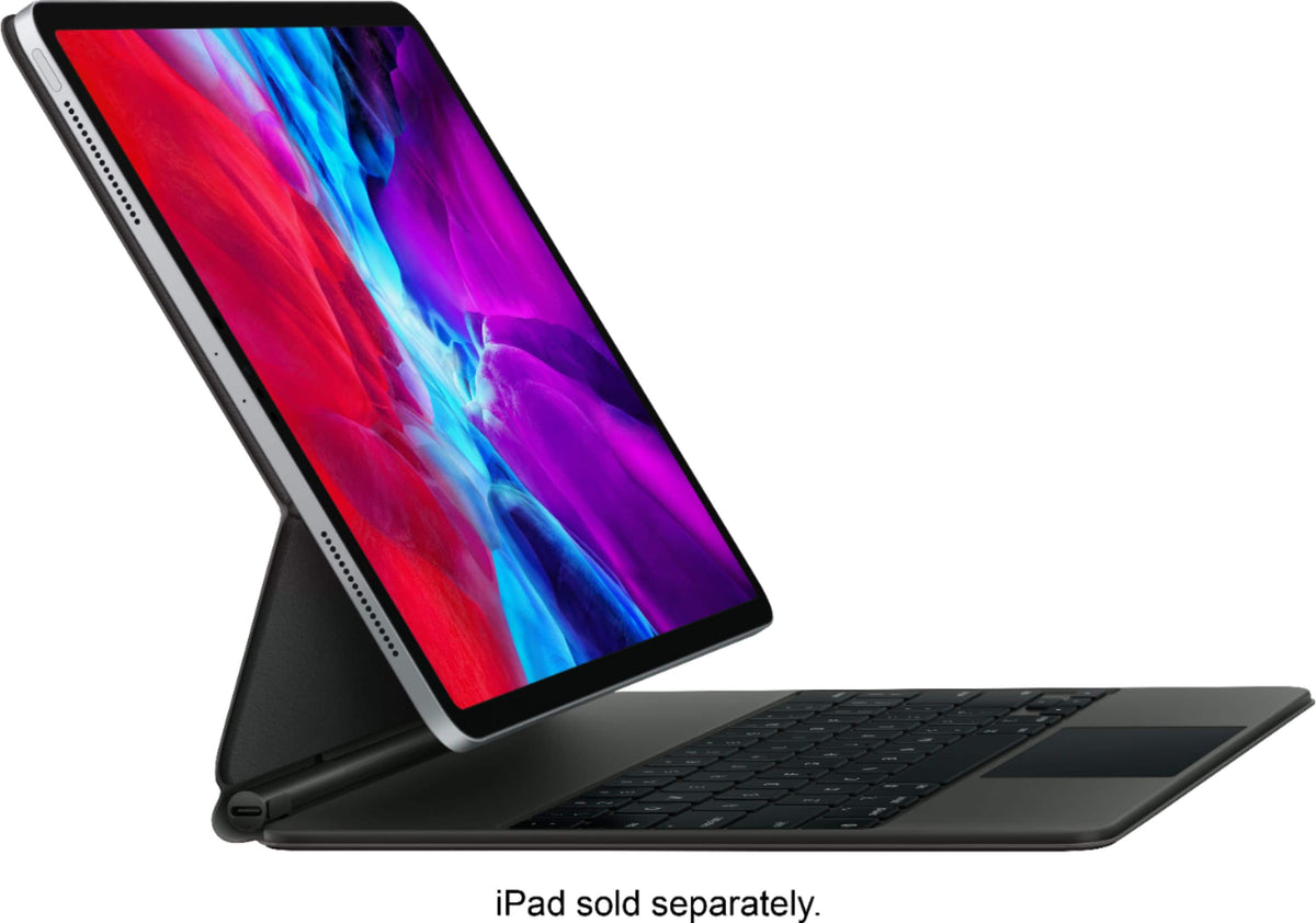 Apple - Geek Squad Certified Refurbished Magic Keyboard for 12.9-inch iPad Pro (3rd Generation 2018) and (4th Generation) - Black