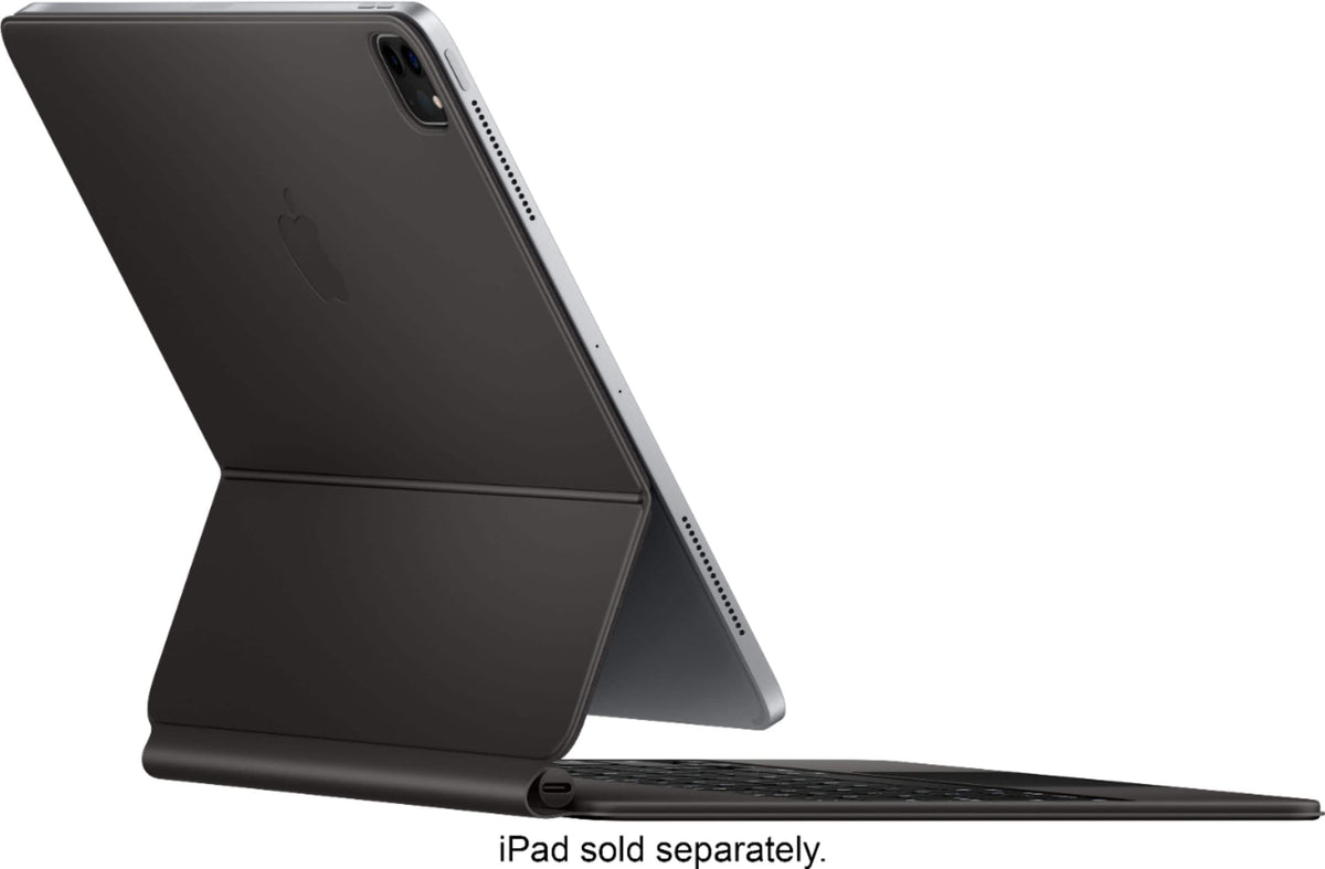 Apple - Geek Squad Certified Refurbished Magic Keyboard for 12.9-inch iPad Pro (3rd Generation 2018) and (4th Generation) - Black