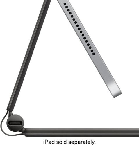 Apple - Geek Squad Certified Refurbished Magic Keyboard for 12.9-inch iPad Pro (3rd Generation 2018) and (4th Generation) - Black