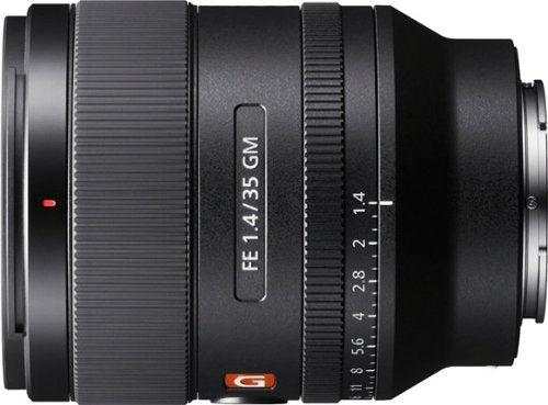 Sony - Alpha FE 35mm F1.4 GM Full Frame Large Aperture Wide Angle G Master E mount Lens - Black