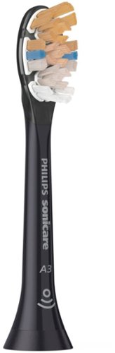 Philips Sonicare - A3 All-in-One - Replacement Brush Heads, 2 Pack - Black
