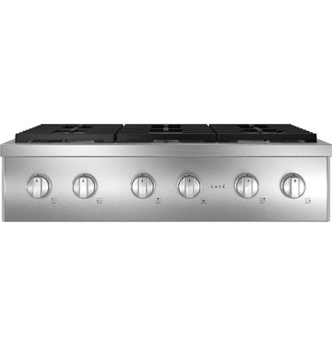 Café - 36" Built-In Gas Cooktop with 6 Burners, Customizable - Stainless Steel
