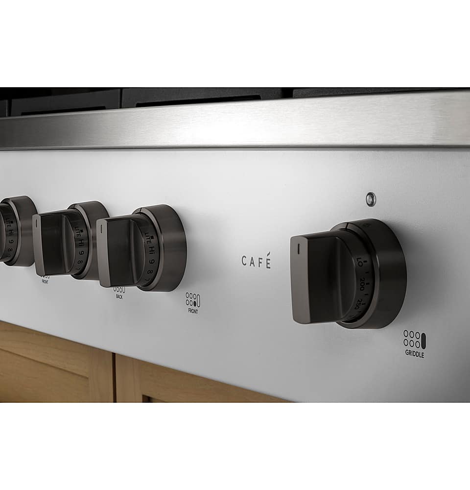 Café - 48" Built-In Gas Cooktop with 6 Burners, Customizable - Matte White