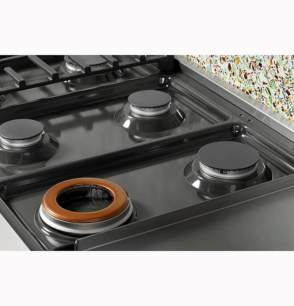 Café - 48" Built-In Gas Cooktop with 6 Burners, Customizable - Matte White