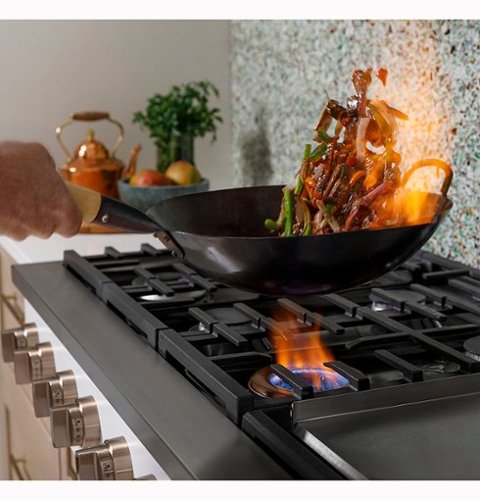 Café - 48" Built-In Gas Cooktop with 6 Burners, Customizable - Matte White
