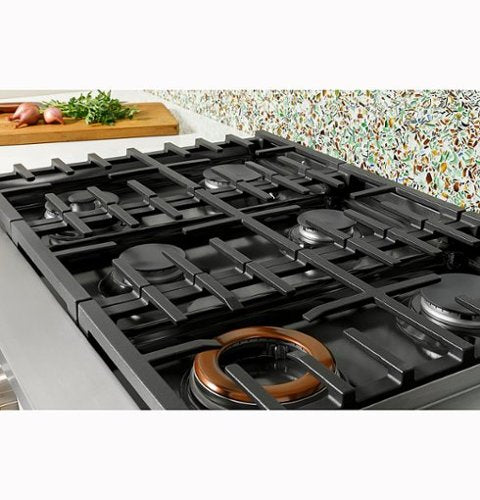 Café - 48" Built-In Gas Cooktop with 6 Burners, Customizable - Matte White