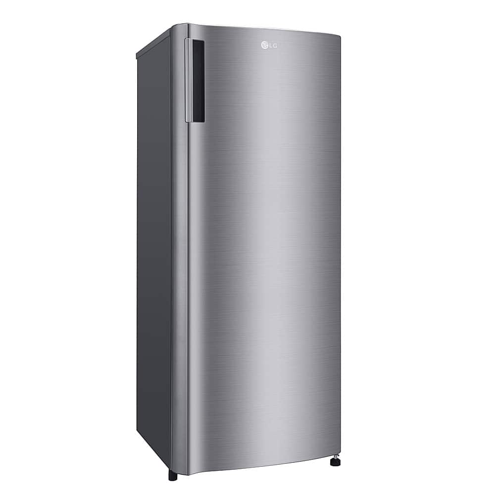 LG - 5.8 Cu. Ft. Upright Freezer with Direct Cooling System - PrintProof Stainless Steel Look