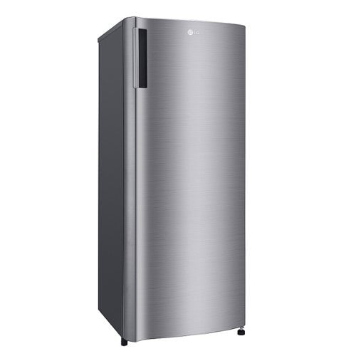 LG - 5.8 Cu. Ft. Upright Freezer with Direct Cooling System - PrintProof Stainless Steel Look