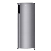 LG - 5.8 Cu. Ft. Upright Freezer with Direct Cooling System - PrintProof Stainless Steel Look
