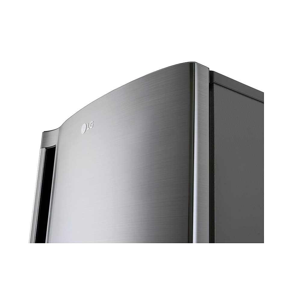 LG - 5.8 Cu. Ft. Upright Freezer with Direct Cooling System - PrintProof Stainless Steel Look