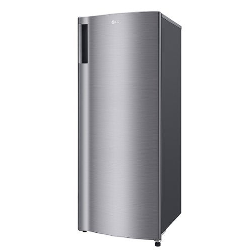 LG - 5.8 Cu. Ft. Upright Freezer with Direct Cooling System - PrintProof Stainless Steel Look