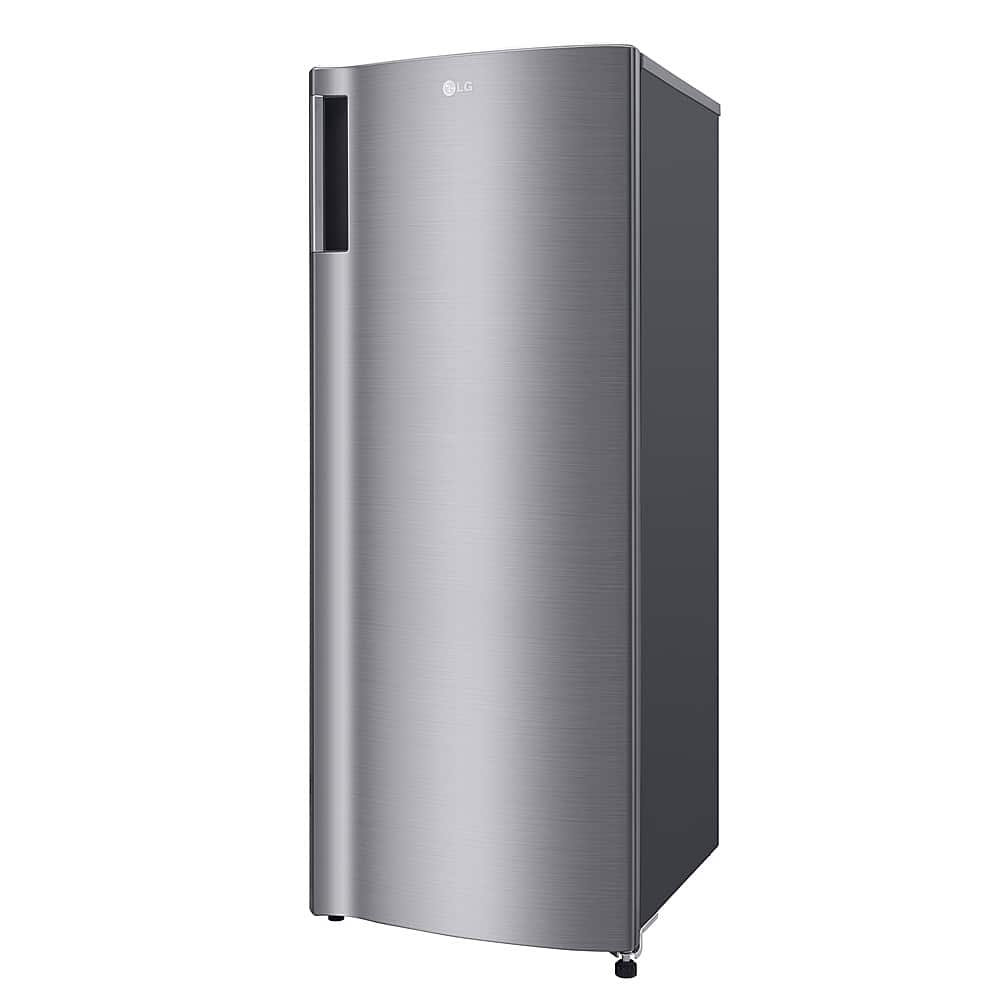 LG - 5.8 Cu. Ft. Upright Freezer with Direct Cooling System - PrintProof Stainless Steel Look