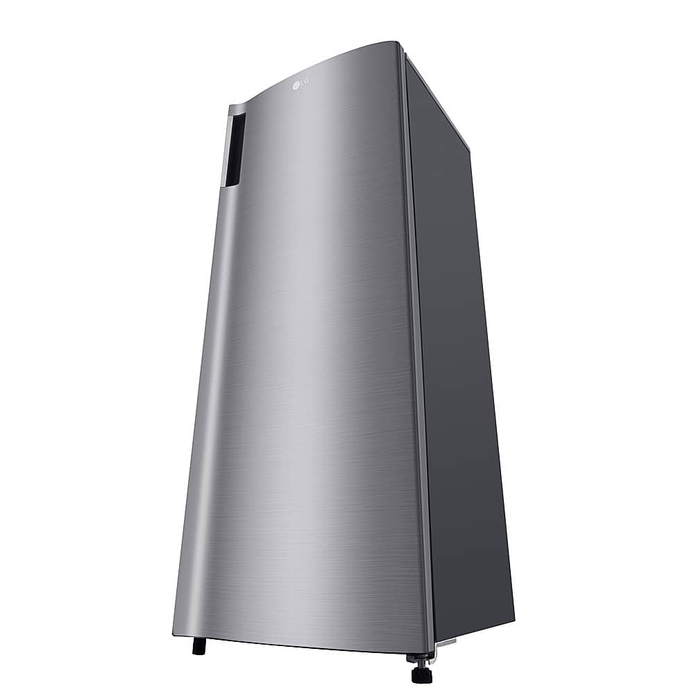 LG - 5.8 Cu. Ft. Upright Freezer with Direct Cooling System - PrintProof Stainless Steel Look