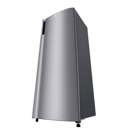 LG - 5.8 Cu. Ft. Upright Freezer with Direct Cooling System - PrintProof Stainless Steel Look