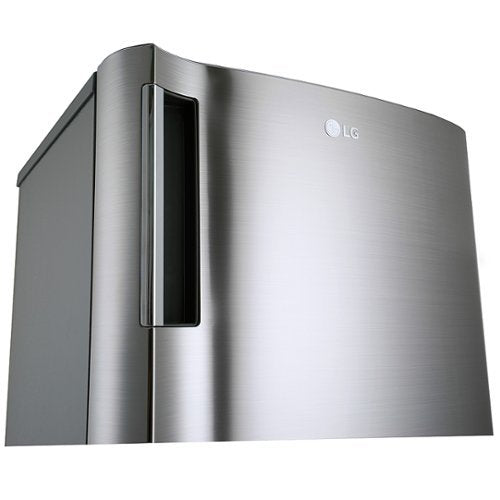 LG - 5.8 Cu. Ft. Upright Freezer with Direct Cooling System - PrintProof Stainless Steel Look