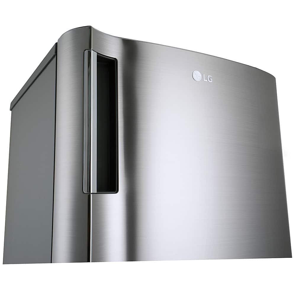 LG - 5.8 Cu. Ft. Upright Freezer with Direct Cooling System - PrintProof Stainless Steel Look