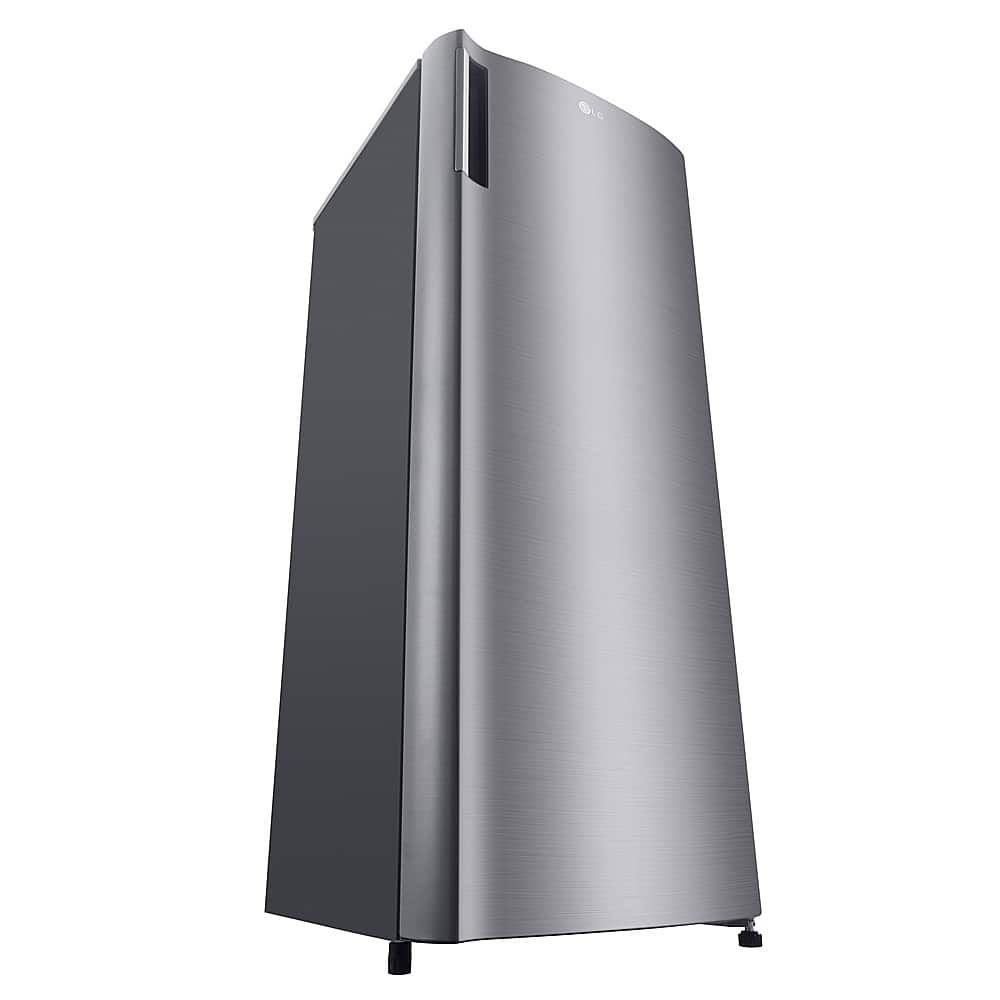 LG - 5.8 Cu. Ft. Upright Freezer with Direct Cooling System - PrintProof Stainless Steel Look