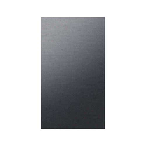 Samsung - Bespoke 4-Door Flex Refrigerator Panel- Bottom Panel - Matte Black Steel