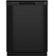 Hotpoint - 24" Front Control Built-In Plastic Tub Dishwasher with Water Leak Sensor and 60dBA - Black