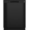 Hotpoint - 24" Front Control Built-In Plastic Tub Dishwasher with Water Leak Sensor and 60dBA - Black