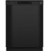 Hotpoint - 24" Front Control Built-In Plastic Tub Dishwasher with Water Leak Sensor and 60dBA - Black