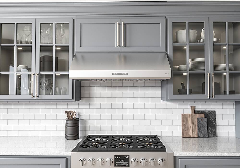 Zephyr - 30 inches - Convertible - Under cabinet Range Hood - Stainless Steel