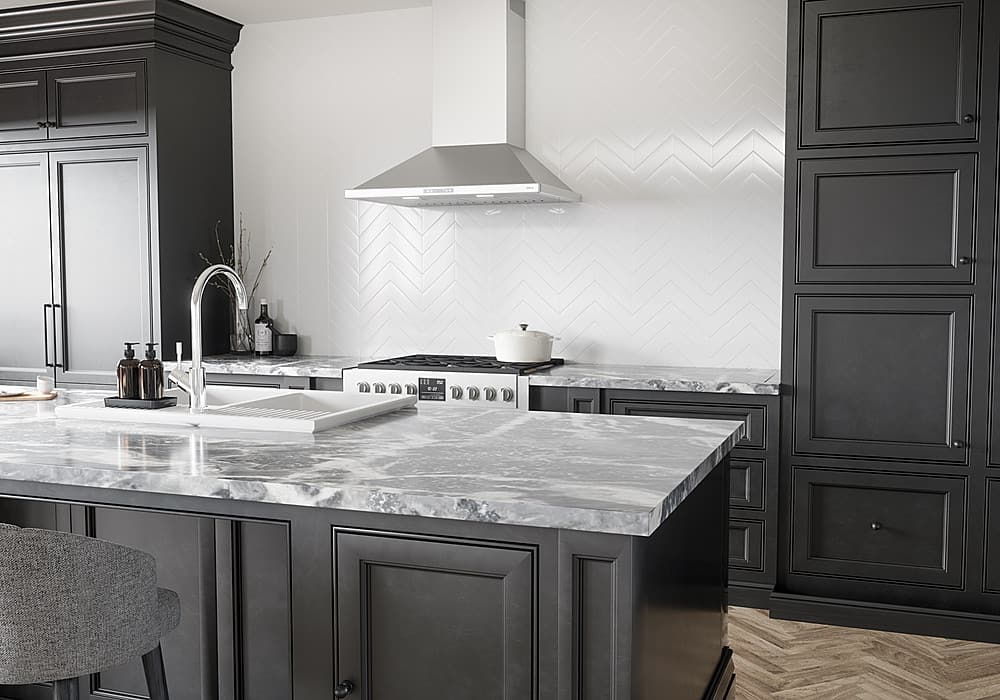 Zephyr - 30 inches - Convertible - Wall Range Hood - Stainless Steel
