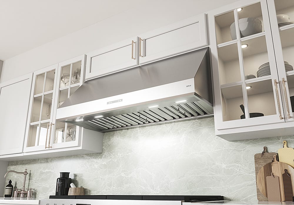 Zephyr - 30 inches - Convertible - Wall Range Hood - Stainless Steel