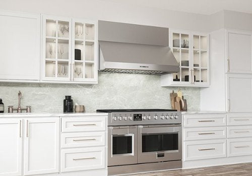 Zephyr - 30 inches - Convertible - Wall Range Hood - Stainless Steel