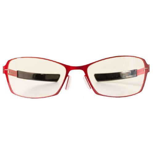 Arozzi - Visione VX500 Blue Light Blocking Computer & Gaming Glasses - Red