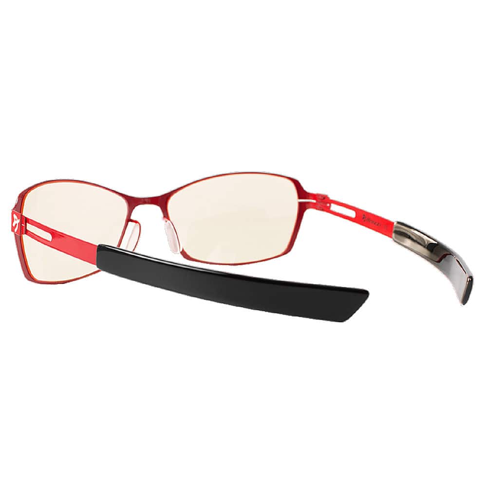 Arozzi - Visione VX500 Blue Light Blocking Computer & Gaming Glasses - Red